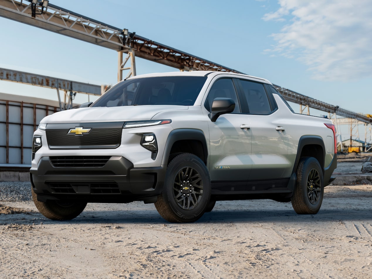 Exterior overview of the Chevrolet Silverado EV.