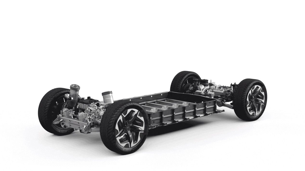 Electric platform of the First-Ever All-Electric Chevrolet Silverado.