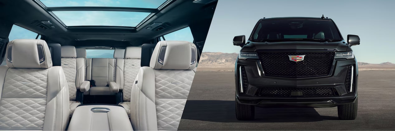 Intérieurs et extérieurs du Cadillac Escalade 2025.
