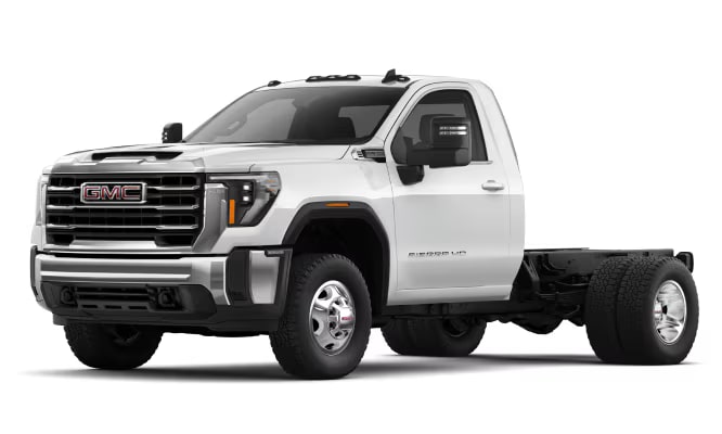 2025 GM Envolve GMC Sierra 3500 HD Chassis Cab.