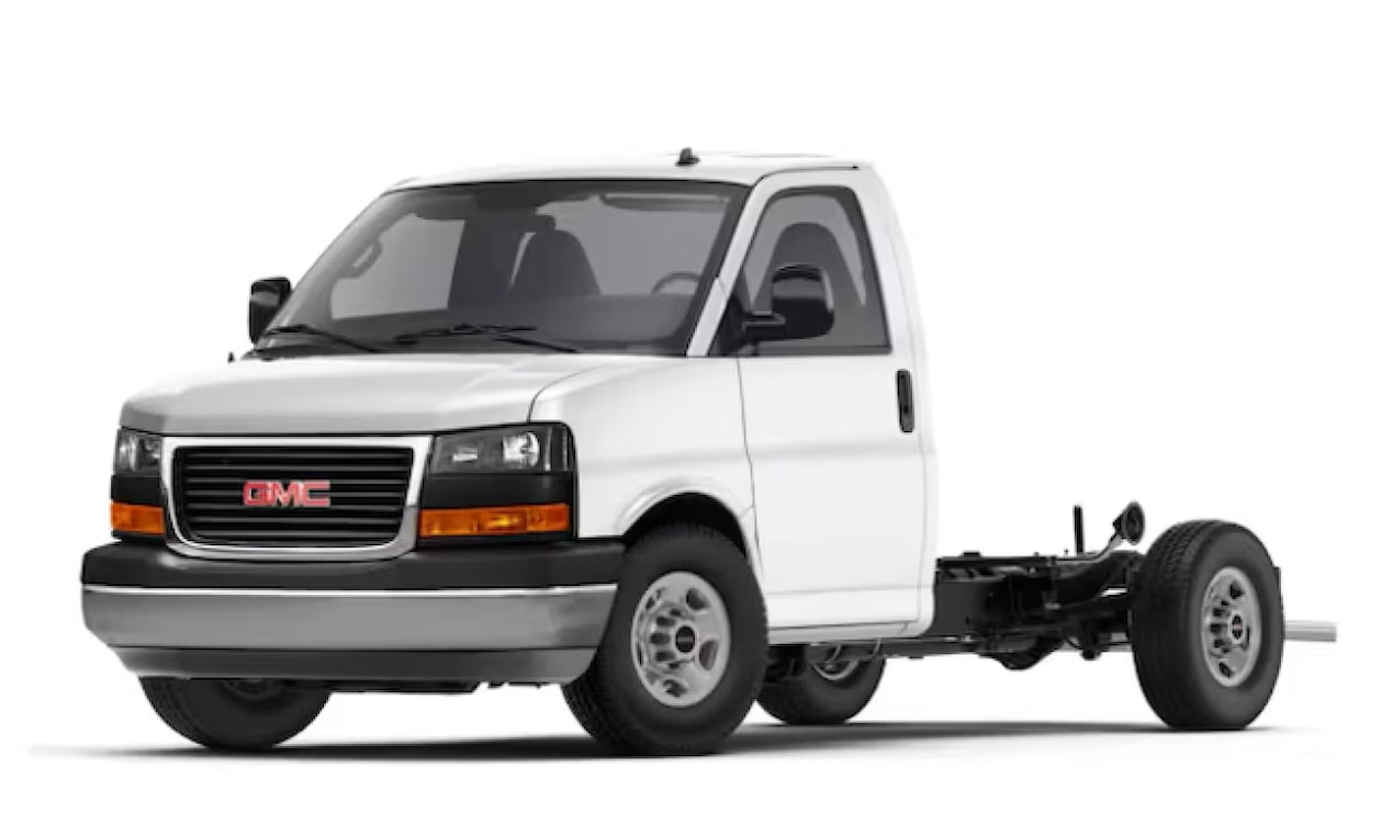 2024 GM Envolve GMC Savana Cutaway 3500 Van.