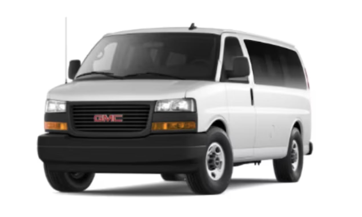 2024 GM Envolve GMC Savana Passenger Van.