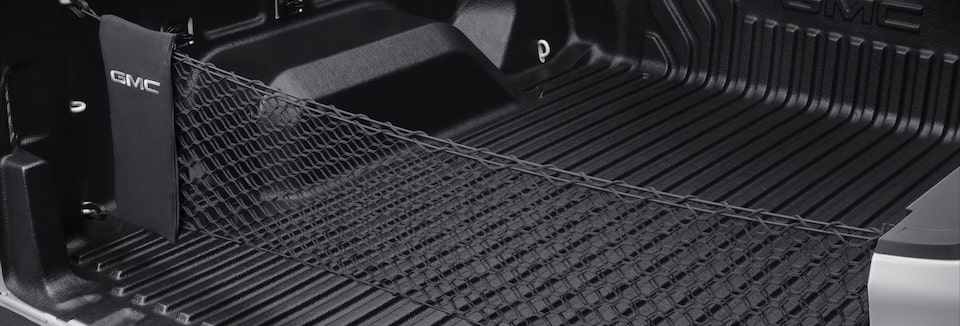 Close-up view of a Cargo Net on the Trunk of a GM Envolve vehicle.