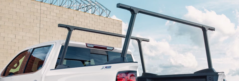 Close-up View of the Utility Rack on a GM Envolve vehicle.