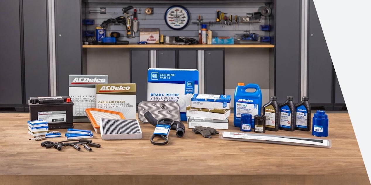 A collection of GM Parts used for GM Envolve vehicles.