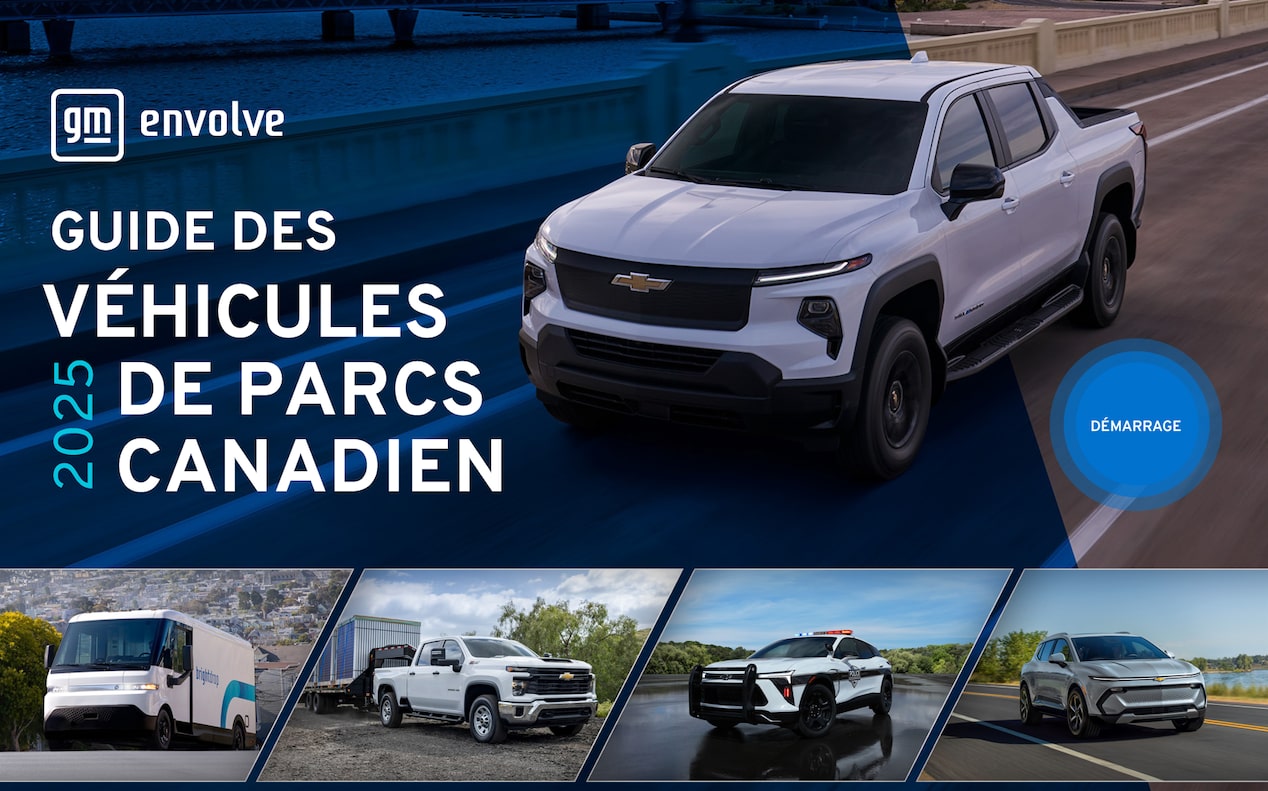 GM Envolve : Guide des véhicules de parcs Canadien.