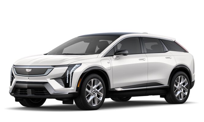 Front Three-Quarters View of the 2026 Cadillac OPTIQ