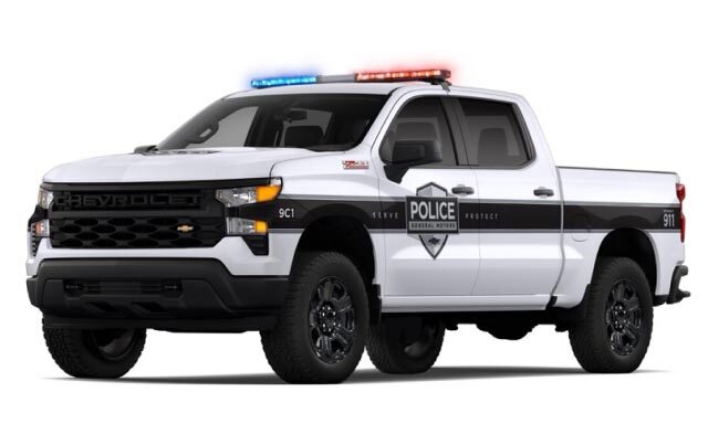 A 2024 Chevrolet Silverado PPV in three-quarters view
