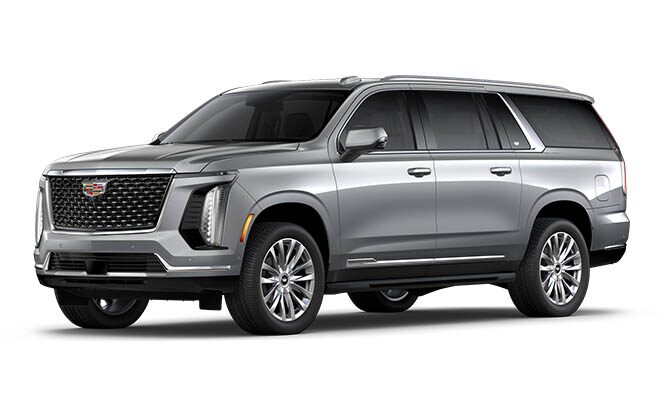 Left-facing View of the 2026 Cadillac Escalade ESV