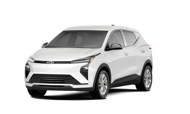 Front Three-Quarters View of the 2027 Chevrolet Bolt