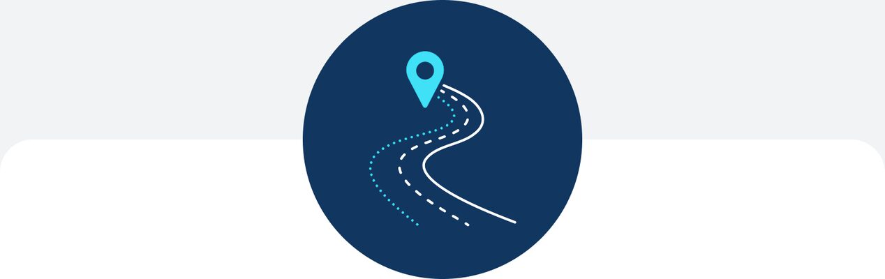 An icon showing disaster alternate routes.