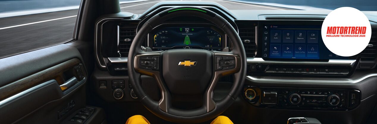 Chevrolet avec Super Cruise incluant le volant.