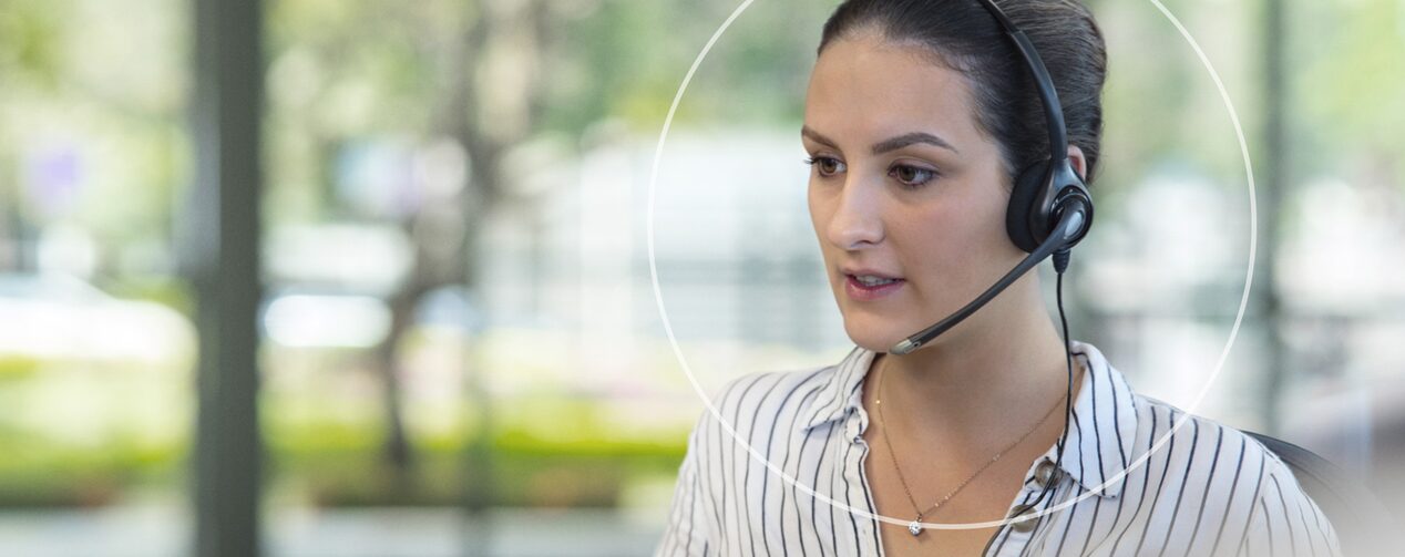 Female OnStar Advisor with Headset